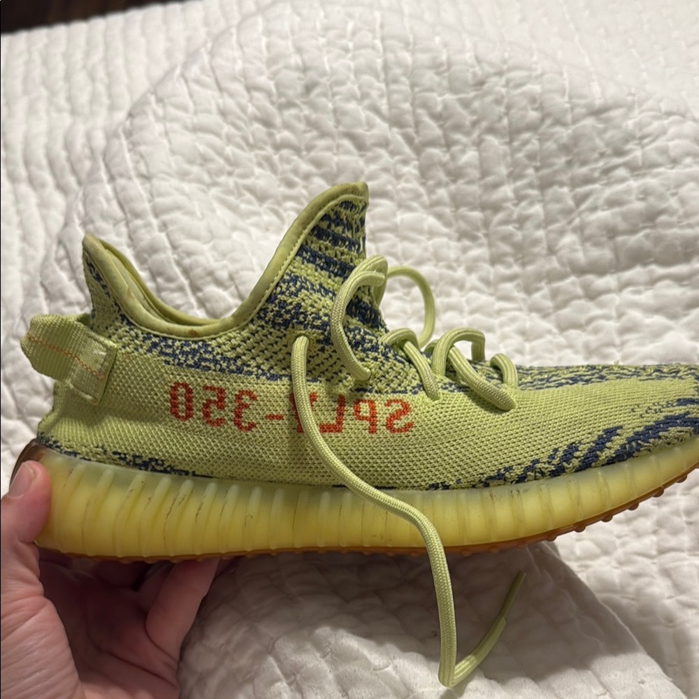 Adidas Yeezy Boost 350 V2 - Lime Green and Orange